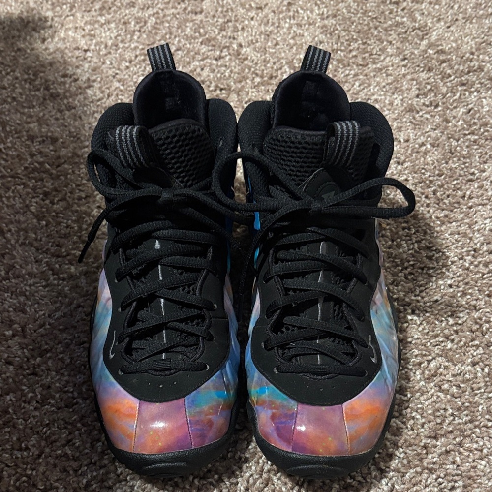 Nike Kids Black and Multicolor Sneakers
